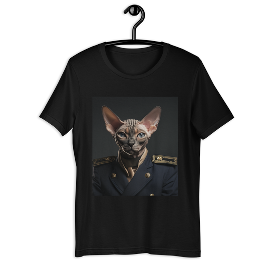 Sphynx NavyOfficer Unisex t-shirt
