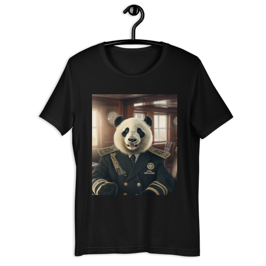 Panda NavyOfficer Unisex t-shirt