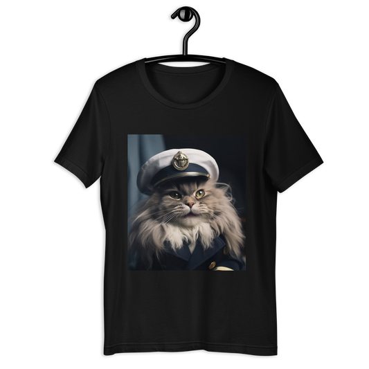 Maine Coon NavyOfficer Unisex t-shirt