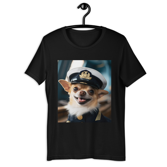 Chihuahua NavyOfficer Unisex t-shirt