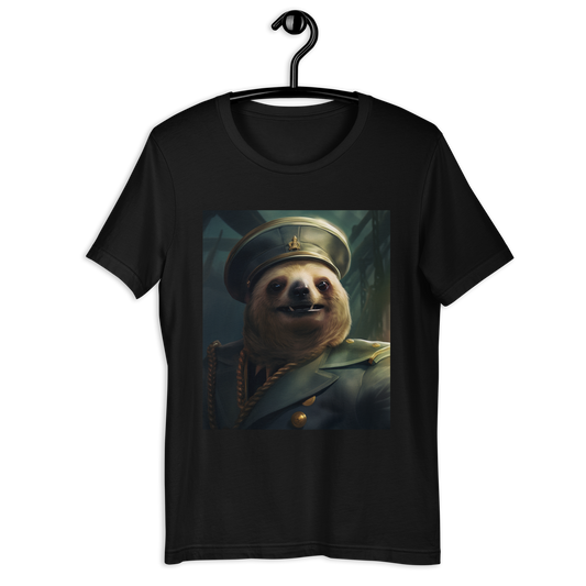 Sloth NavyOfficer Unisex t-shirt