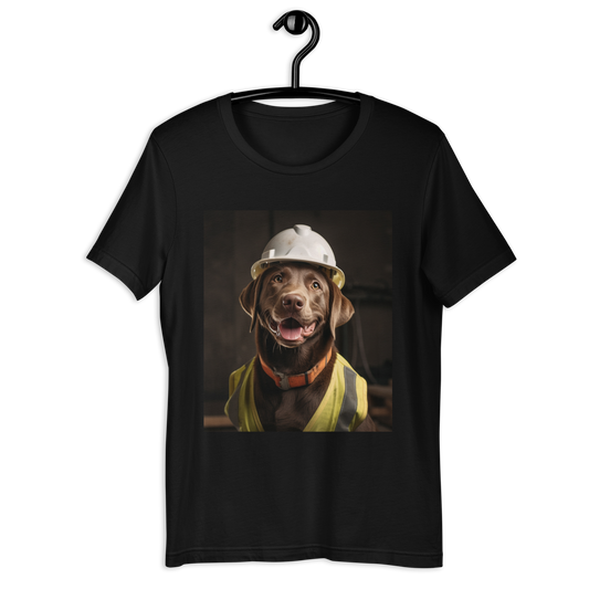 Labrador Retriever ConstructionWorker Unisex t-shirt