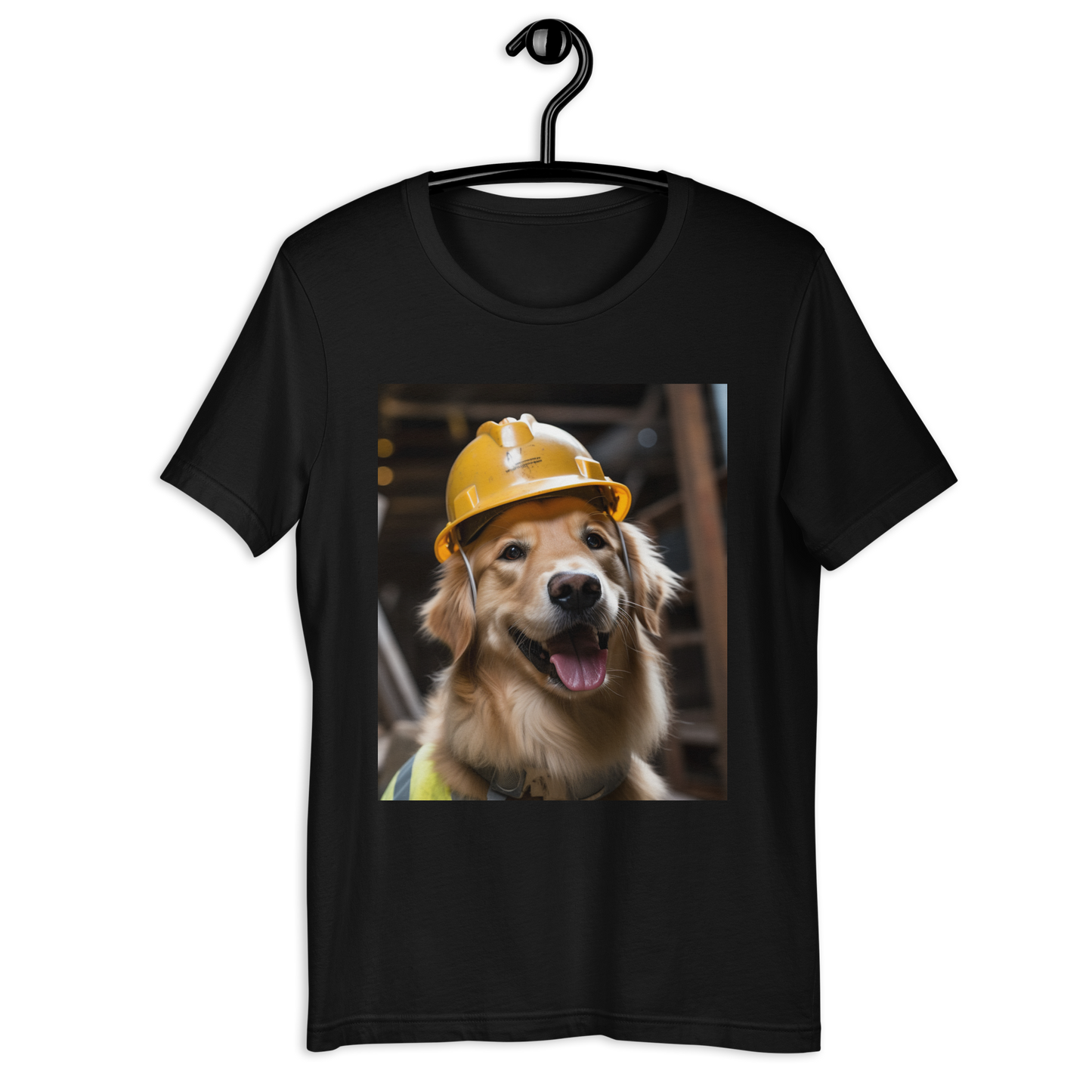 Golden Retriever ConstructionWorker Unisex t-shirt