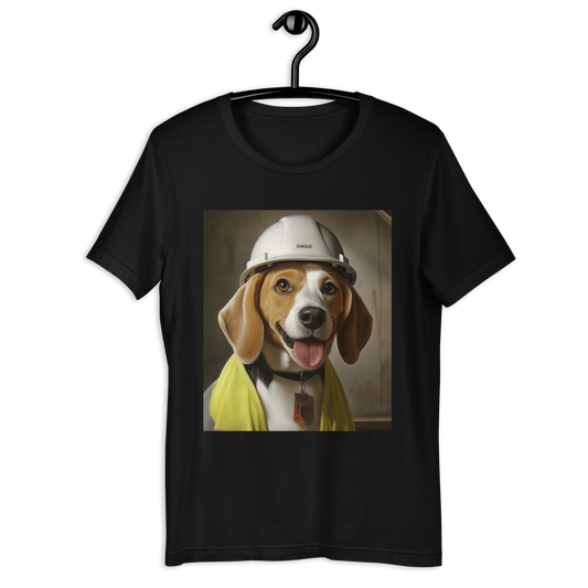 Beagle ConstructionWorker Unisex t-shirt