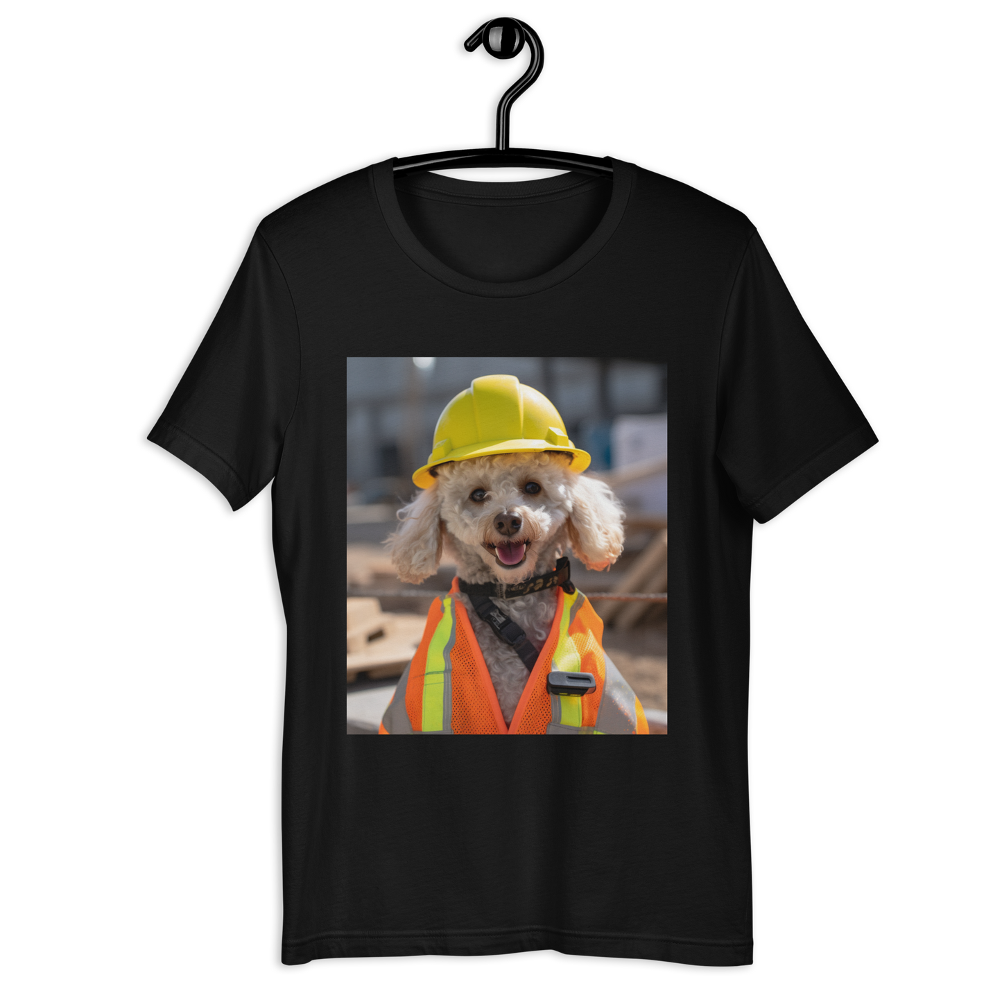 Poodle ConstructionWorker Unisex t-shirt