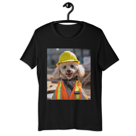 Poodle ConstructionWorker Unisex t-shirt