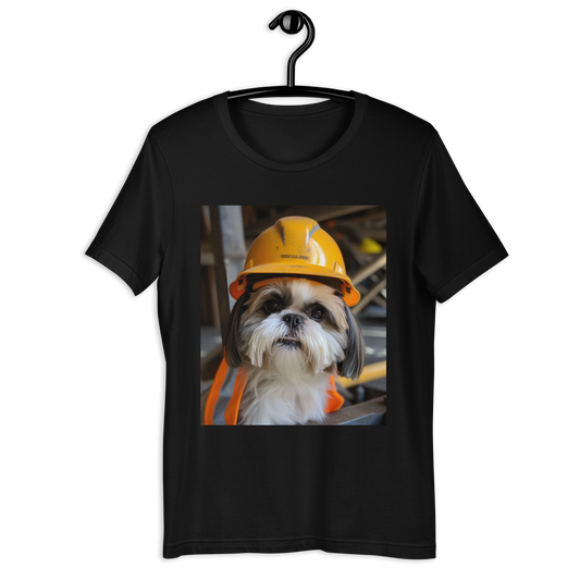 Shih Tzu ConstructionWorker Unisex t-shirt