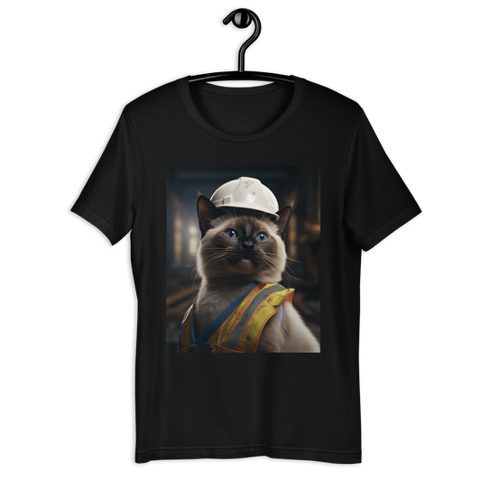 Siamese ConstructionWorker Unisex t-shirt