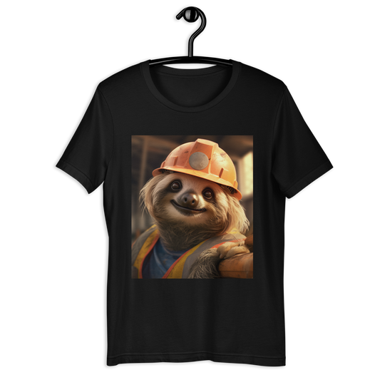 Sloth ConstructionWorker Unisex t-shirt