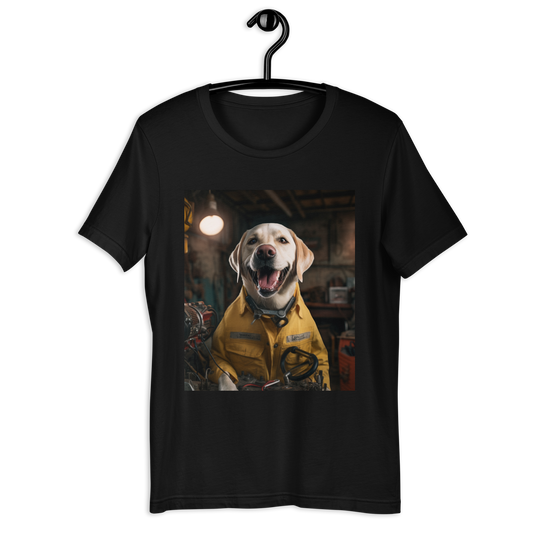 Labrador Retriever AutoMechanic Unisex t-shirt