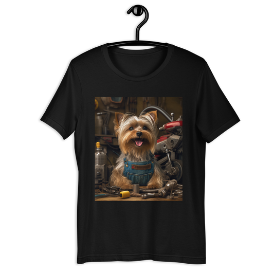 Yorkshire Terrier AutoMechanic Unisex t-shirt