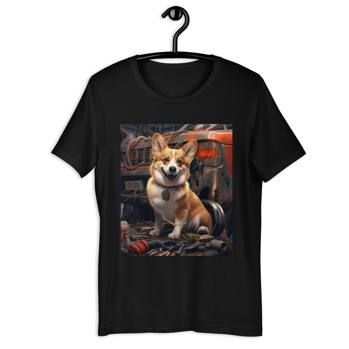 Pembroke Welsh Corgi AutoMechanic Unisex t-shirt