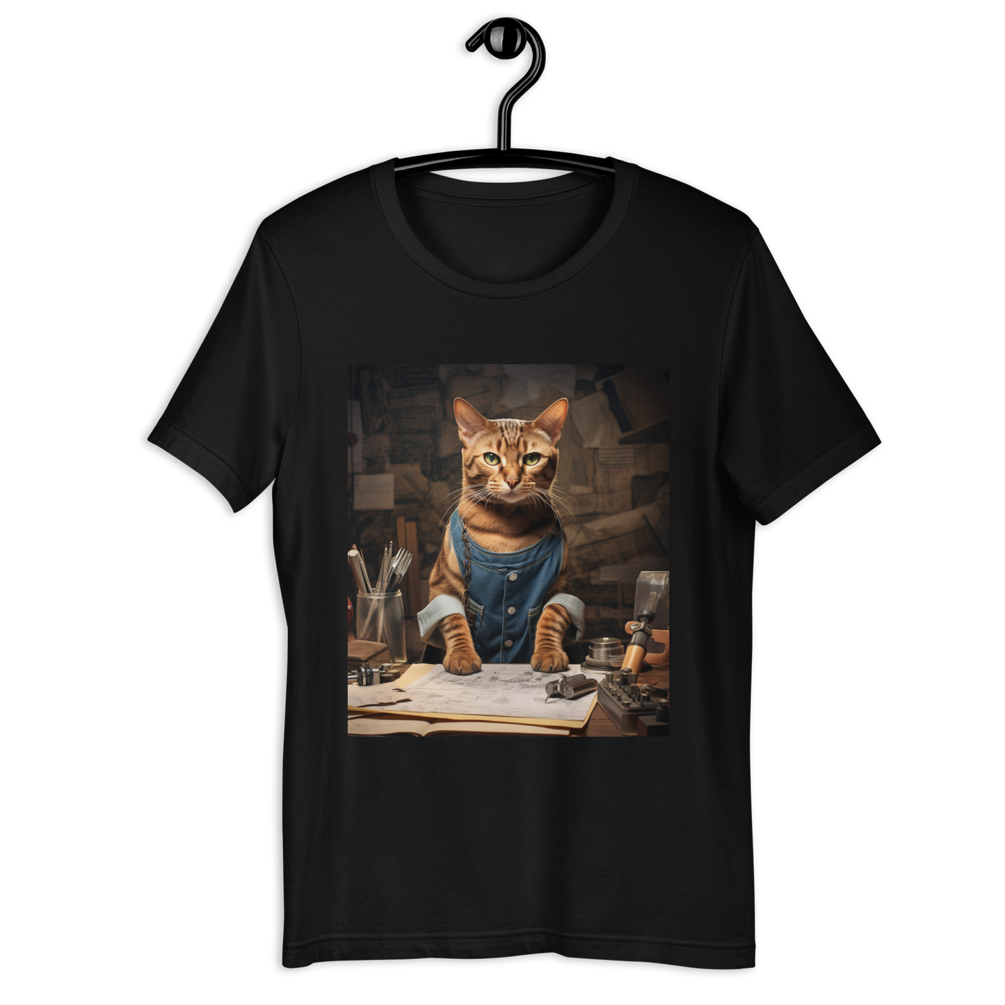 Domestic Shorthair AutoMechanic Unisex t-shirt