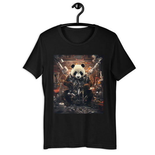 Panda AutoMechanic Unisex t-shirt