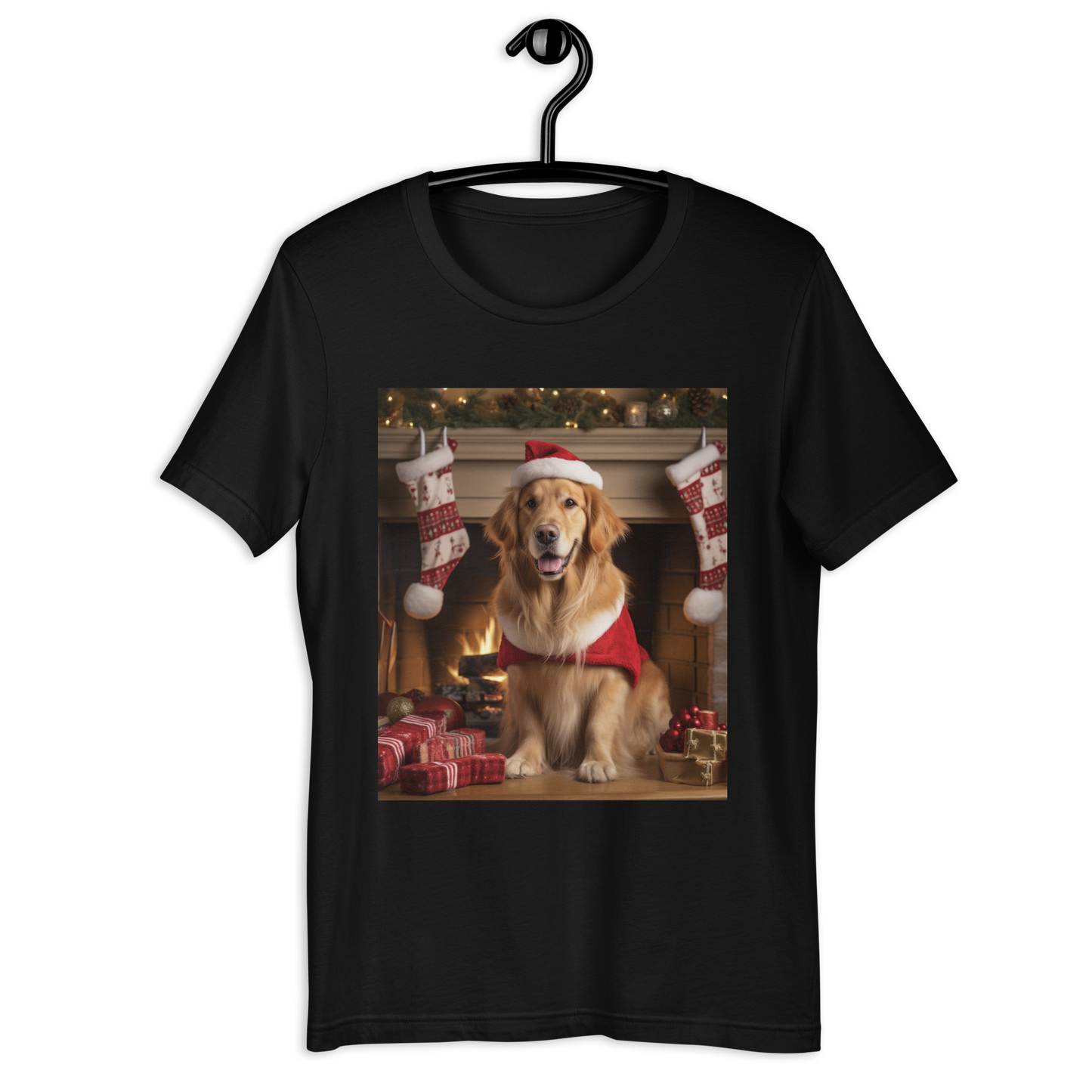 Golden Retriever Christmas Unisex t-shirt