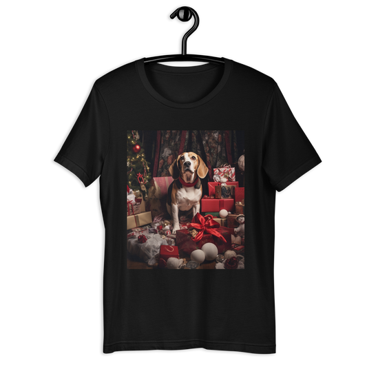 Beagle Christmas Unisex t-shirt