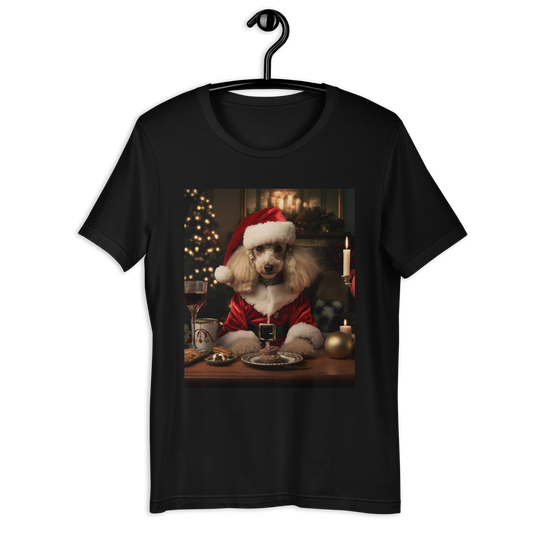 Poodle Christmas Unisex t-shirt