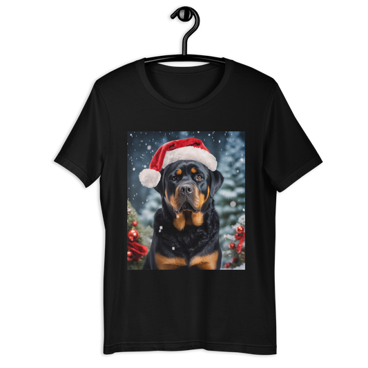 Rottweiler Christmas Unisex t-shirt