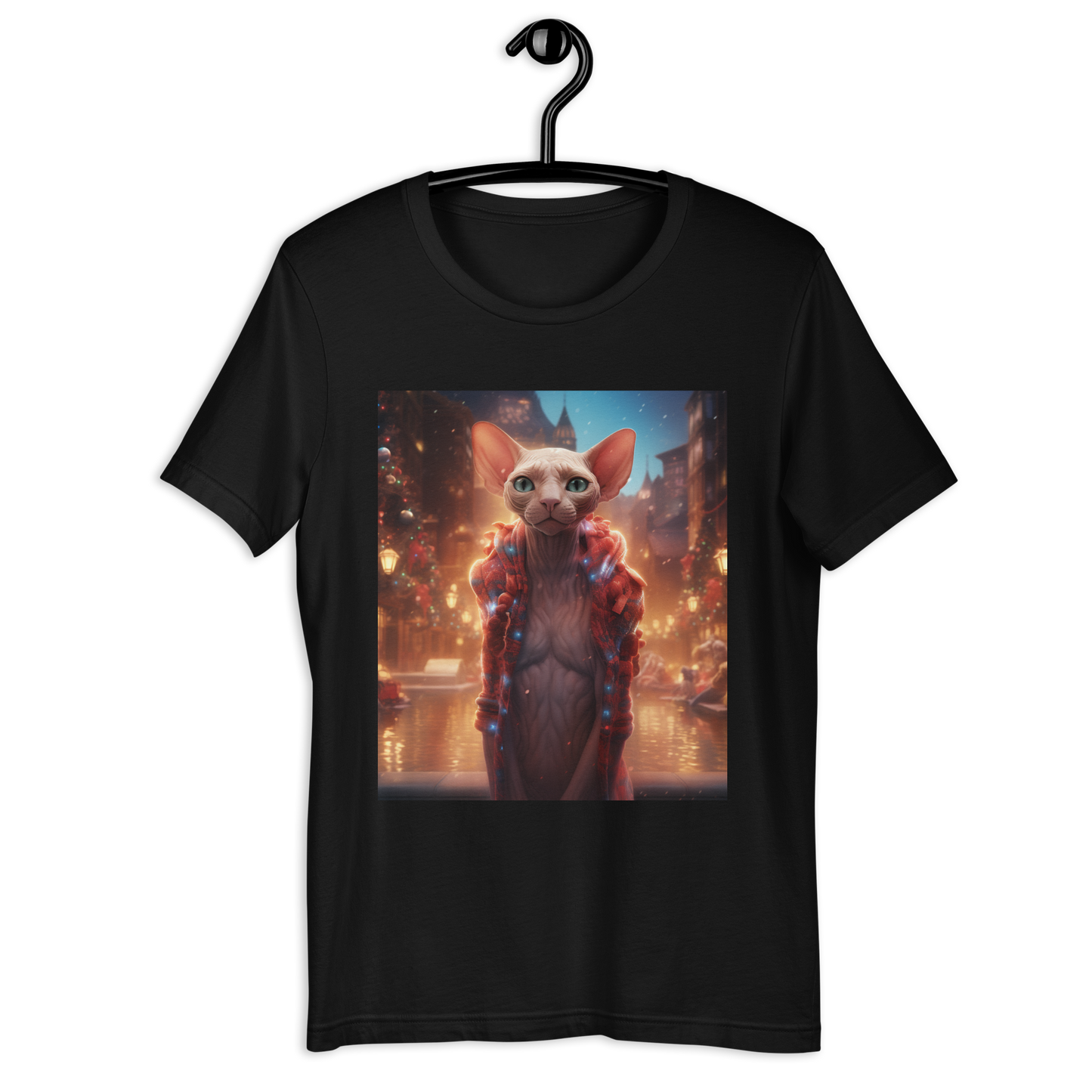 Sphynx Christmas Unisex t-shirt