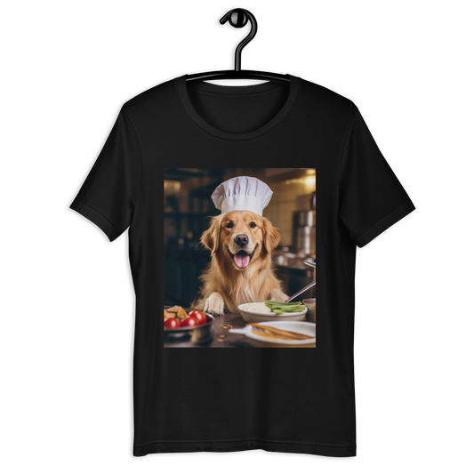 Golden Retriever Chef Unisex t-shirt