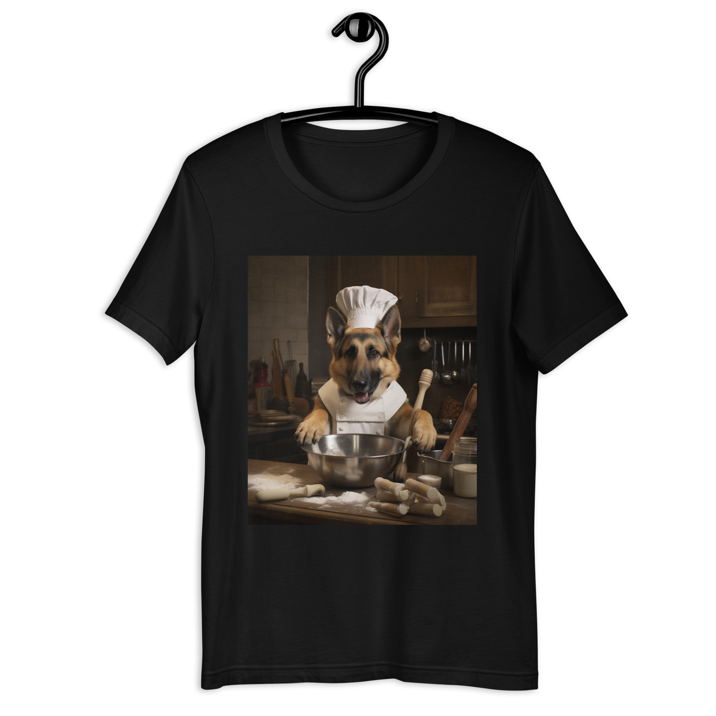 German Shepherd Chef Unisex t-shirt