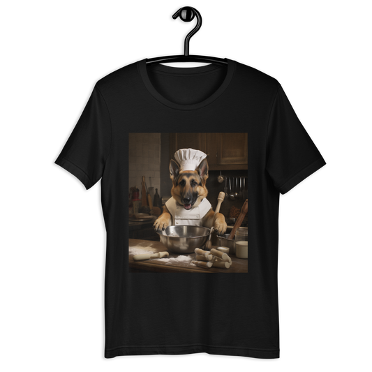 German Shepherd Chef Unisex t-shirt