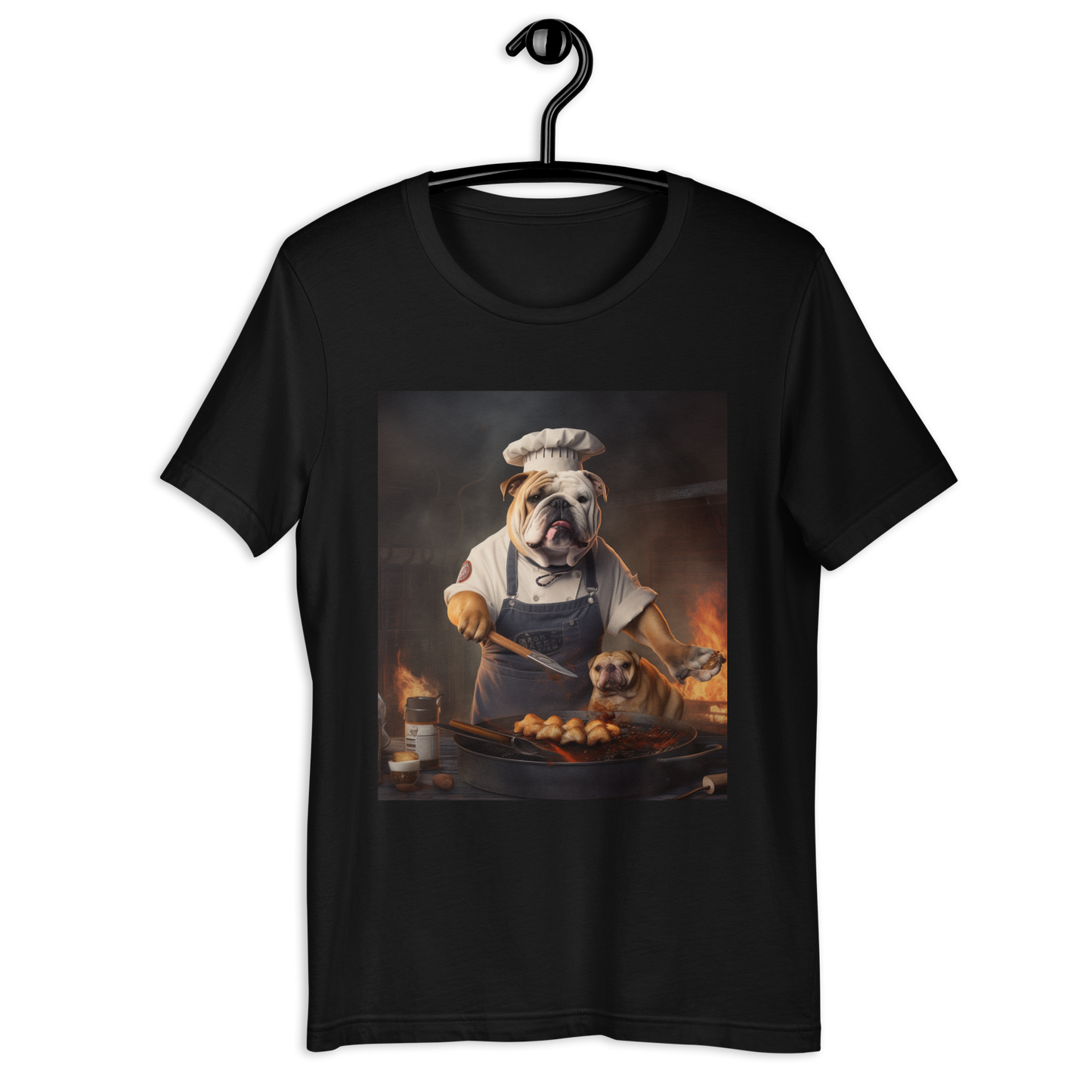 Bulldog Chef Unisex t-shirt