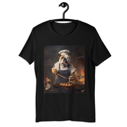 Bulldog Chef Unisex t-shirt