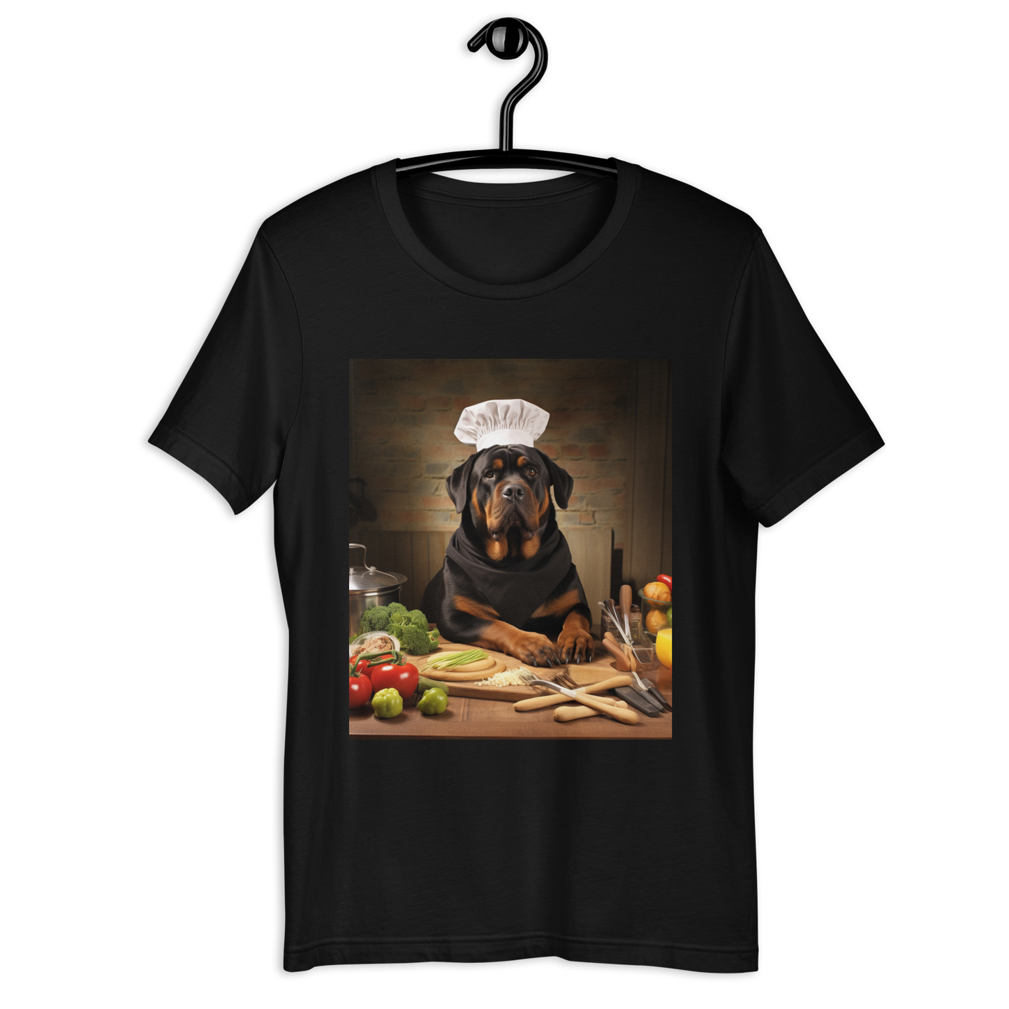 Rottweiler Chef Unisex t-shirt