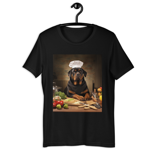 Rottweiler Chef Unisex t-shirt