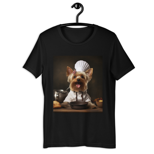 Yorkshire Terrier Chef Unisex t-shirt