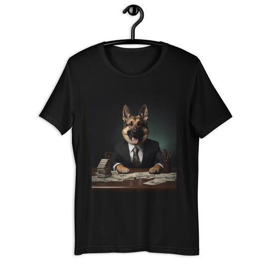 German Shepherd Millionaire Unisex t-shirt