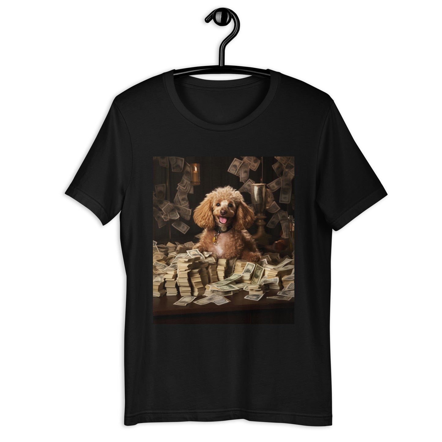 Poodle Millionaire Unisex t-shirt