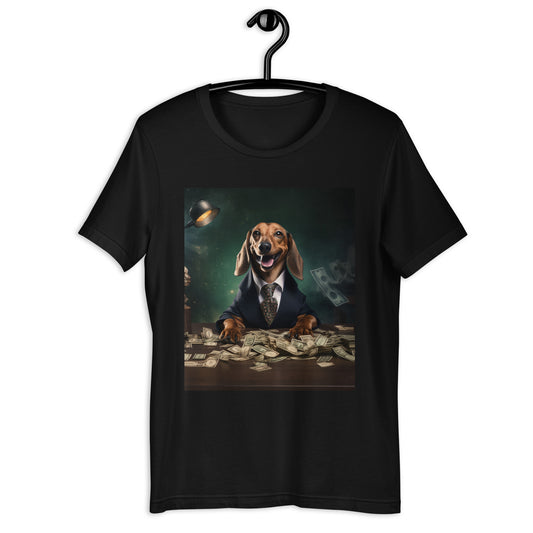 Dachshund Millionaire Unisex t-shirt