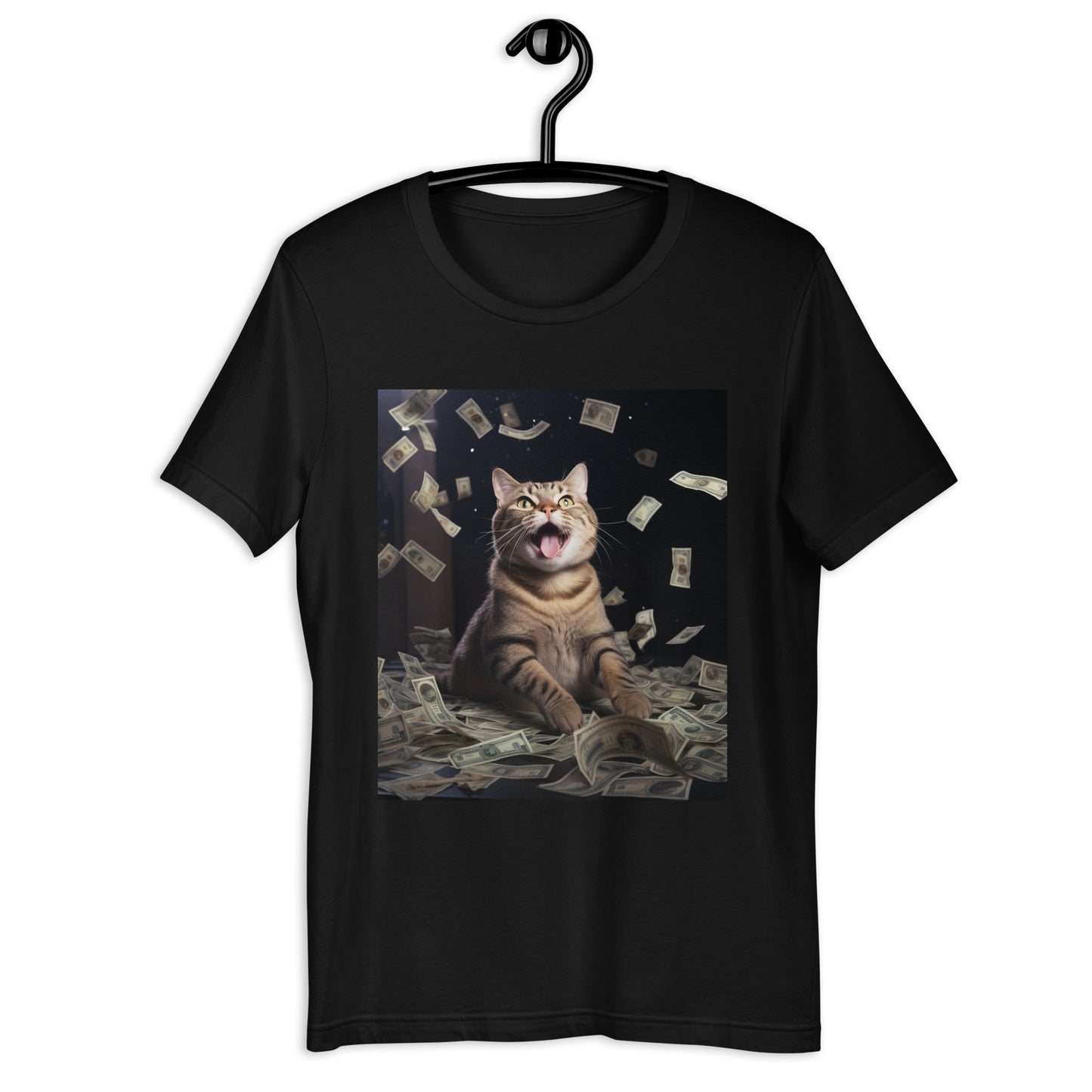 Domestic Shorthair Millionaire Unisex t-shirt