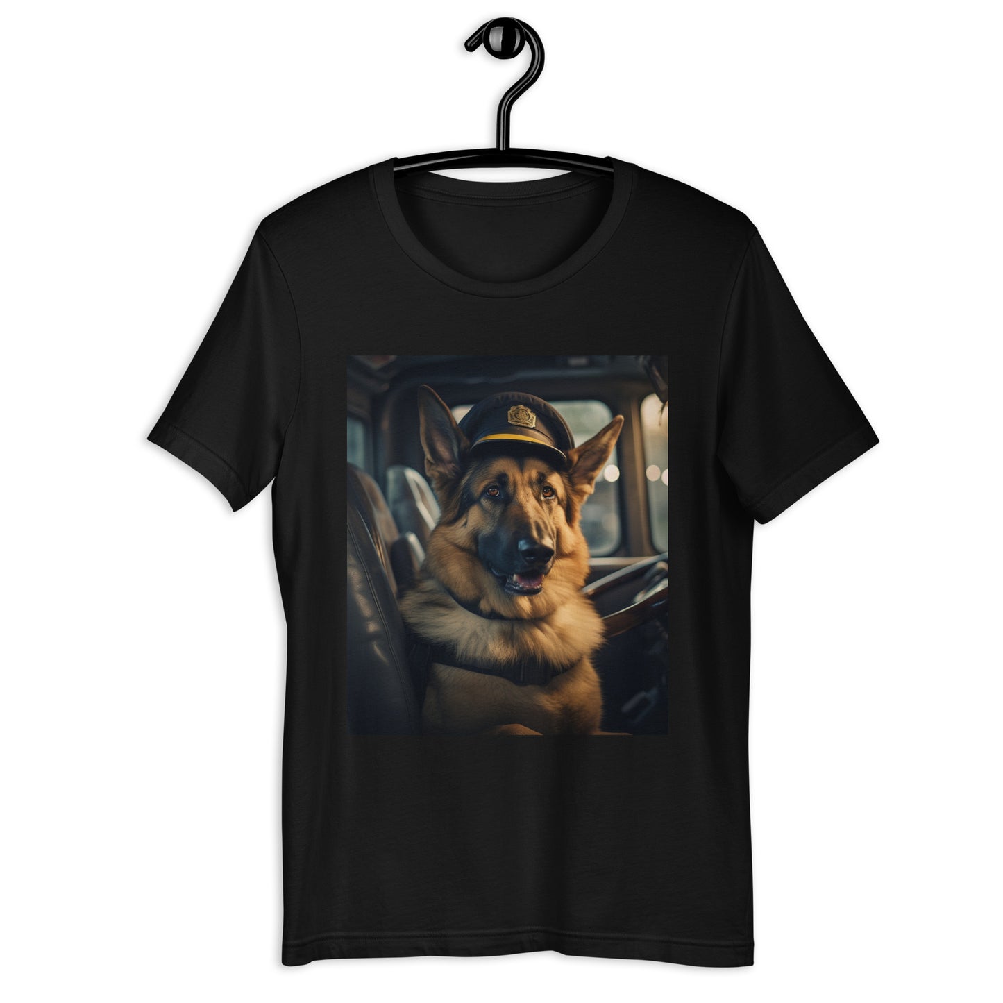 German Shepherd Bus Driver Unisex t-shirt