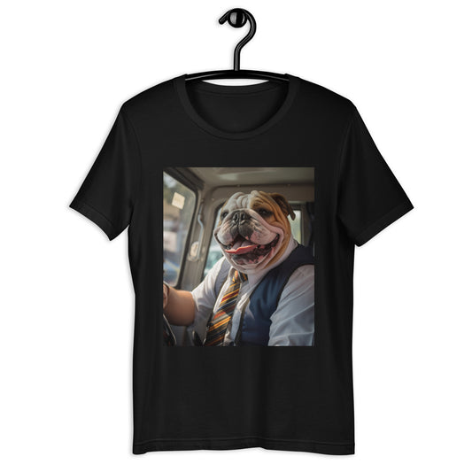 Bulldog Bus Driver Unisex t-shirt
