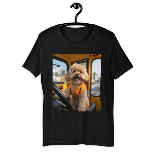 Poodle Bus Driver Unisex t-shirt