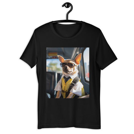 Chihuahua Bus Driver Unisex t-shirt