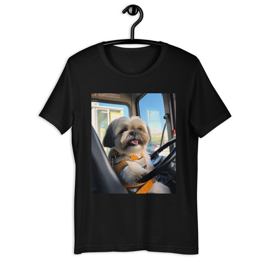 Shih Tzu Bus Driver Unisex t-shirt