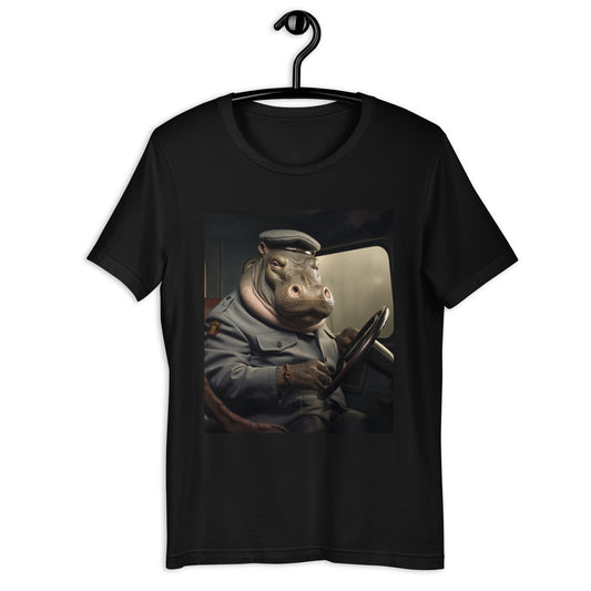 Hippo Bus Driver Unisex t-shirt