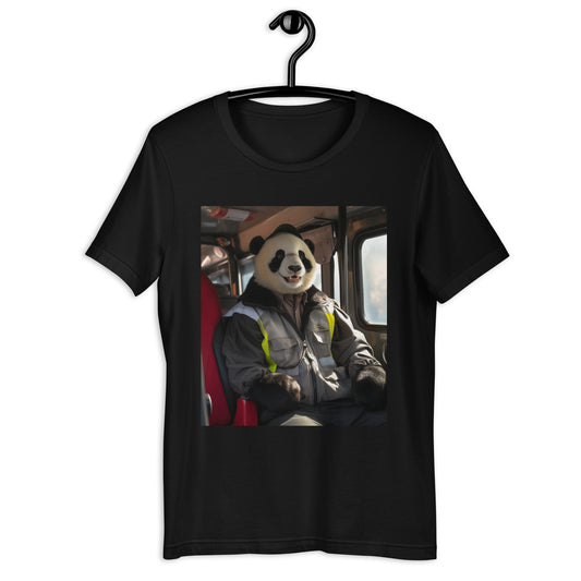 Panda Bus Driver Unisex t-shirt