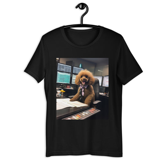Poodle Stock Trader Unisex t-shirt