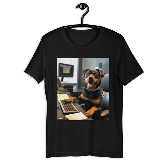 Rottweiler Stock Trader Unisex t-shirt