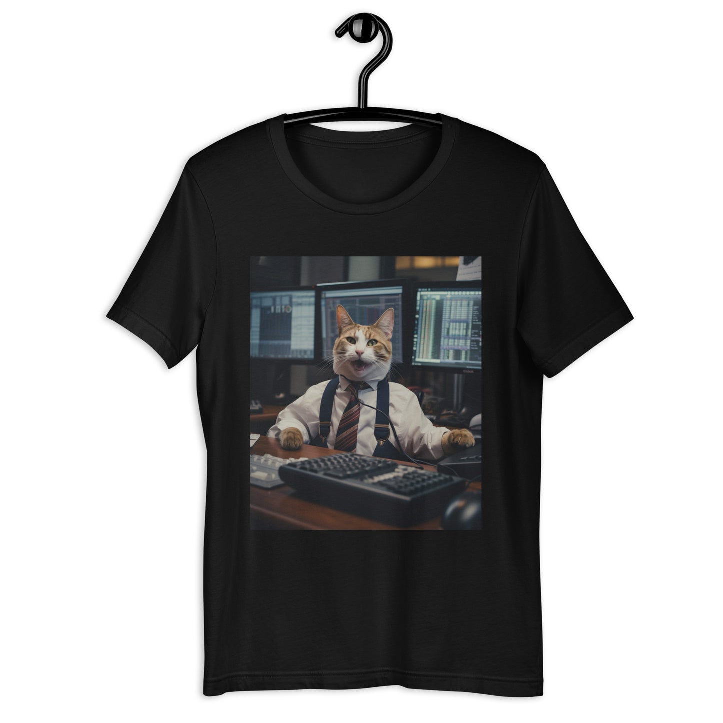 Domestic Shorthair Stock Trader Unisex t-shirt