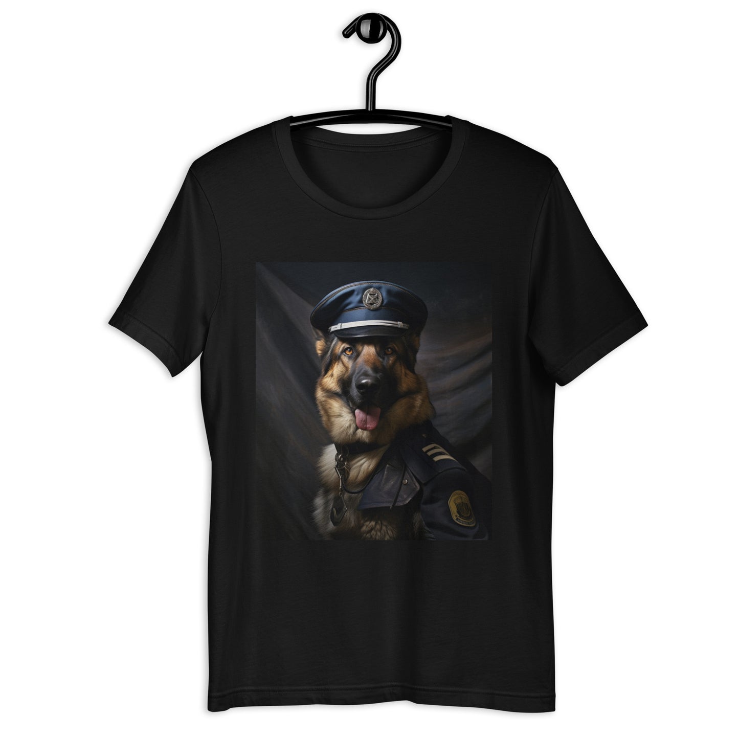 German Shepherd Air Force Officer Unisex t-shirt