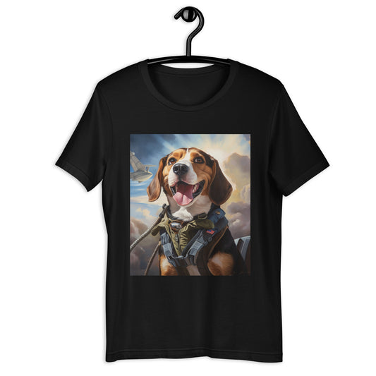 Beagle Air Force Officer Unisex t-shirt