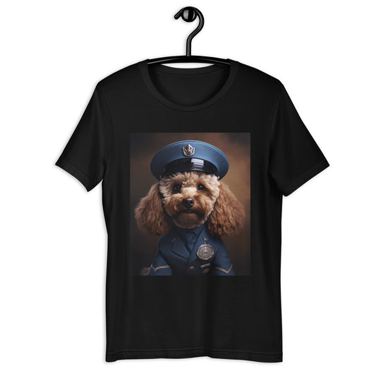 Poodle Air Force Officer Unisex t-shirt