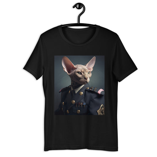 Sphynx Air Force Officer Unisex t-shirt