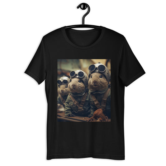 Guinea Pigs Air Force Officer Unisex t-shirt